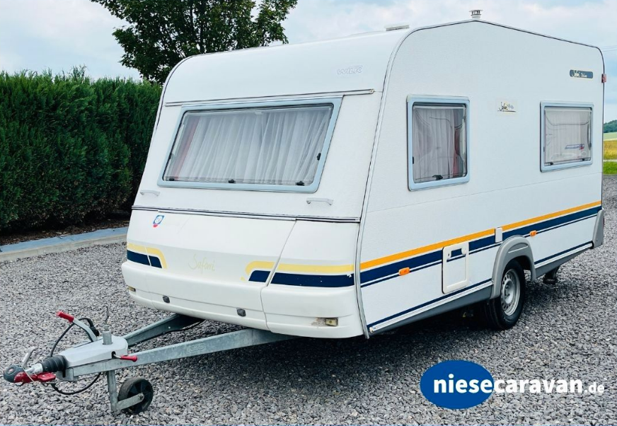 Beispiel - Wohnwagen: Wilk Safari Deluxe 400 SQ - 6,28 m
