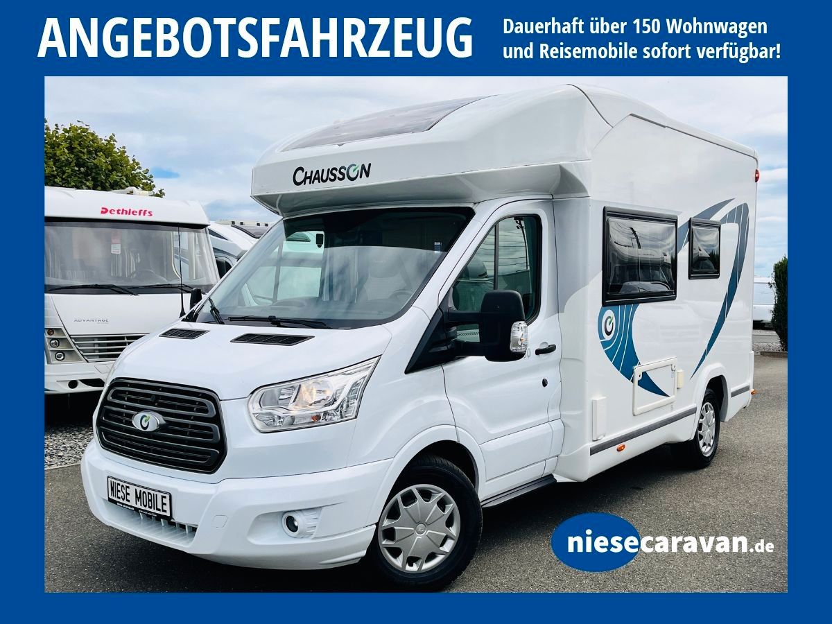 Chausson Korus 530 unter 6m Hubbett Heckbad mit Dusche