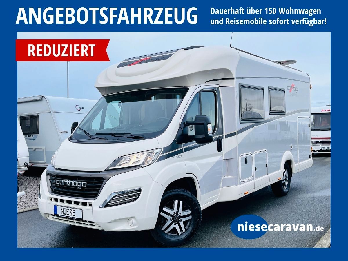 Carthago C-TOURER T 142 QUERBETT SAT TV 1.HAND